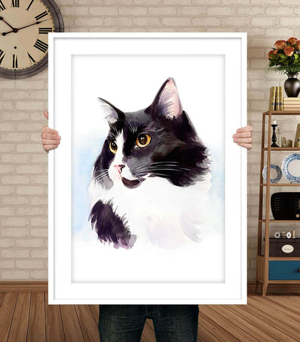 Cat Portrait Custom Cat Portrait Custom Pet Portraits - PetPortraitsWorld