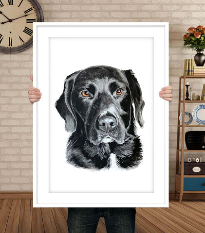 Custom PET Painting Pet memorial Dog Portraits Pet Portrait - PetPortraitsWorld